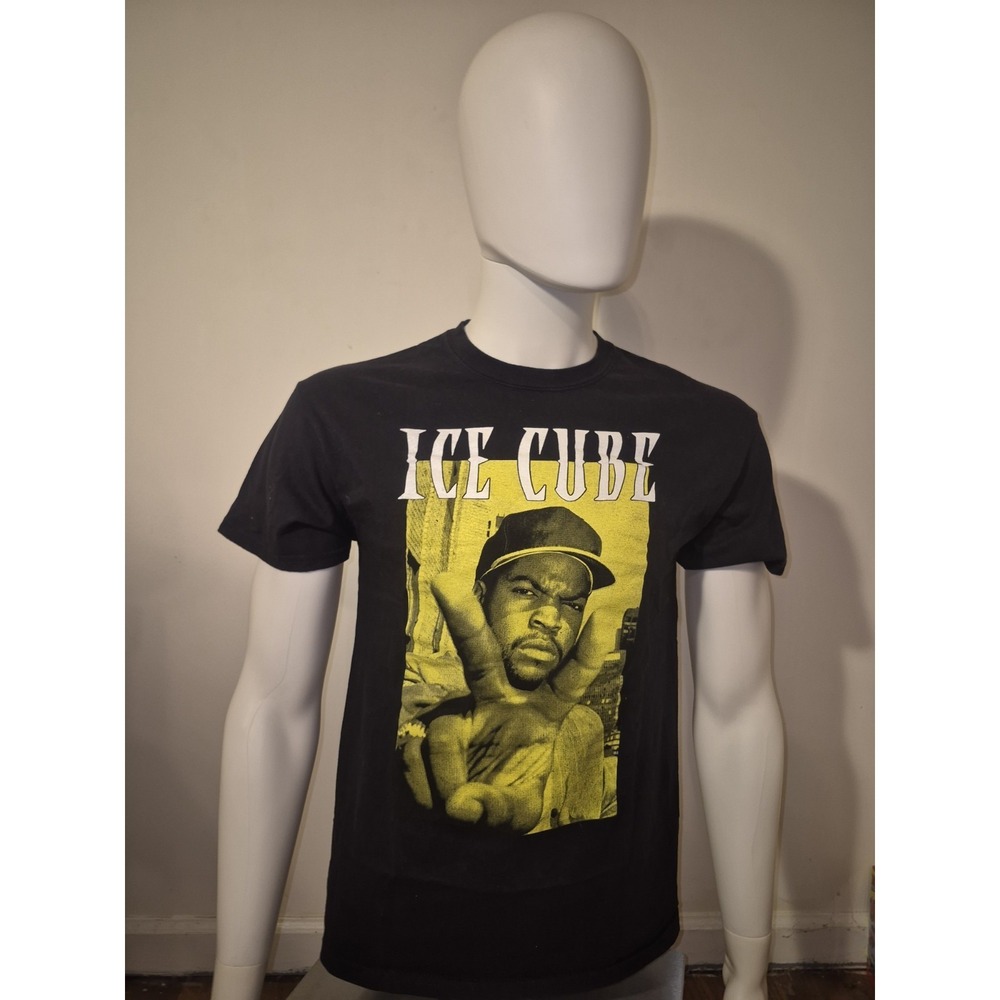 Ice Cube Graphic T Shirt Mens Medium Black Hip Hop Film Rap